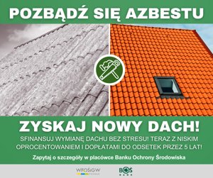 Zdjęcie główne dla wydarzenia: Pozbądź się azbestu z dachu!