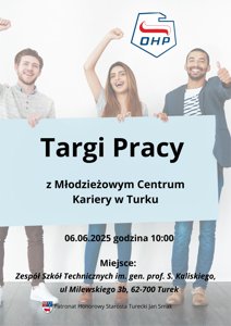 Zdjęcie główne dla wydarzenia: Targi Pracy - 6 czerwca 2025 r.